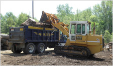 Liebherr Loader Loading Dump Truck