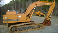 Case 9040 Excavator and JCB 712 Dump Truck